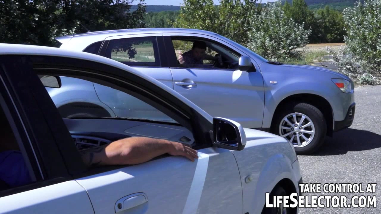 Slutty girl fucks for her license