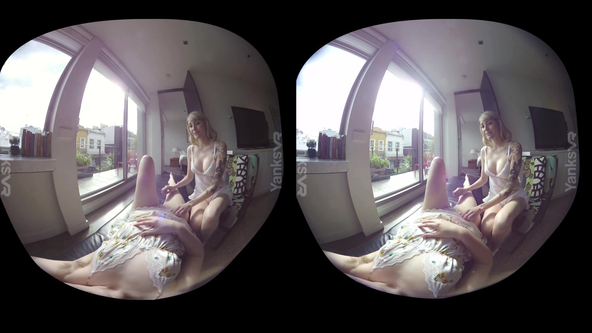 Charlotte Valentine & Marina in Marina & Charlotte Watch Each Other Cum - YanksVR