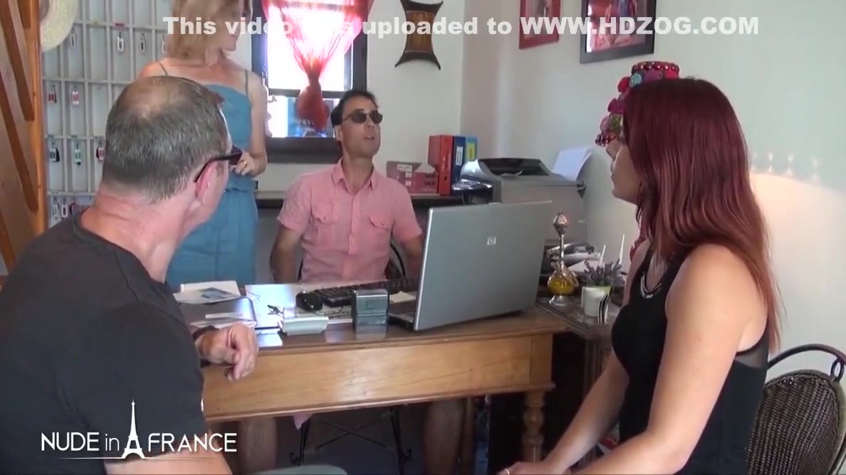Beatrix Glower - Pretty Redhead Babe Discovering Naturism At South Of France And Gets Banged And Her Unshaved Pussy On A Ter
