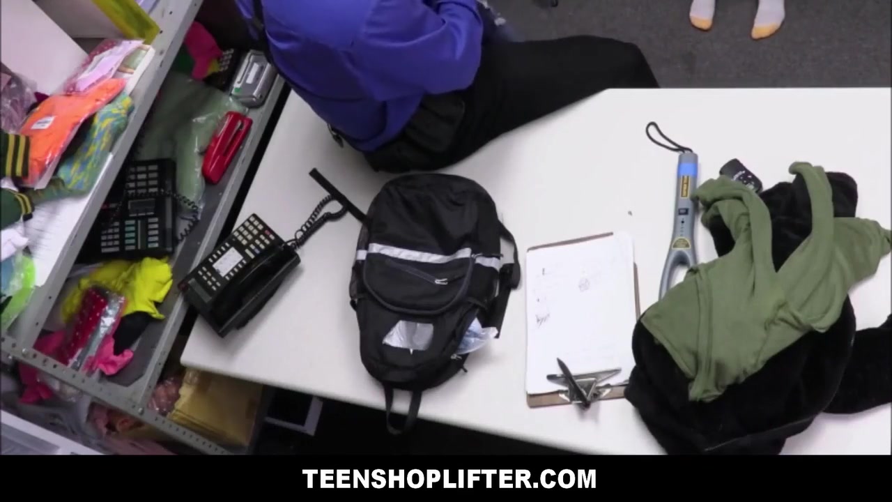 Teenshoplifter - Skinny Little Teen 18+ Caught Shoplifting Fucked By Officer After Strip Search With Veronica Church And Jack Vegas