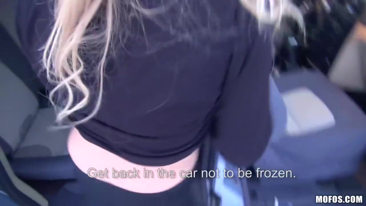 Russian girl getting fucked outside