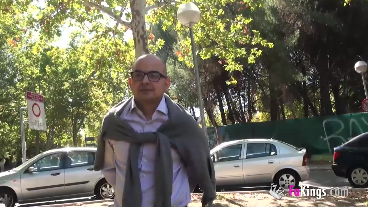 Picking guys up in Madrid college to fuck Kat Diamond