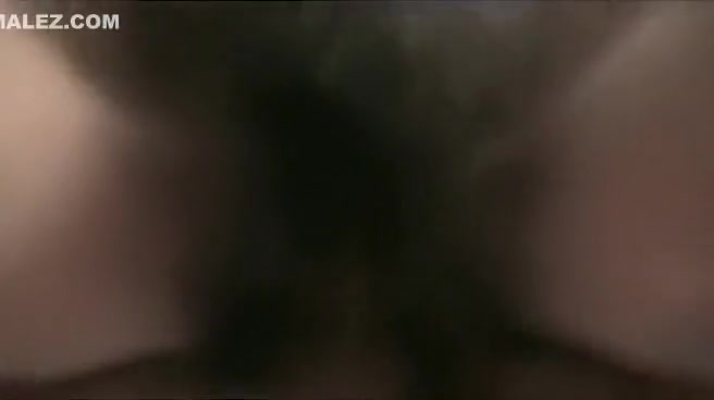 Blindfolded gal Dominated By brunette hair shemale