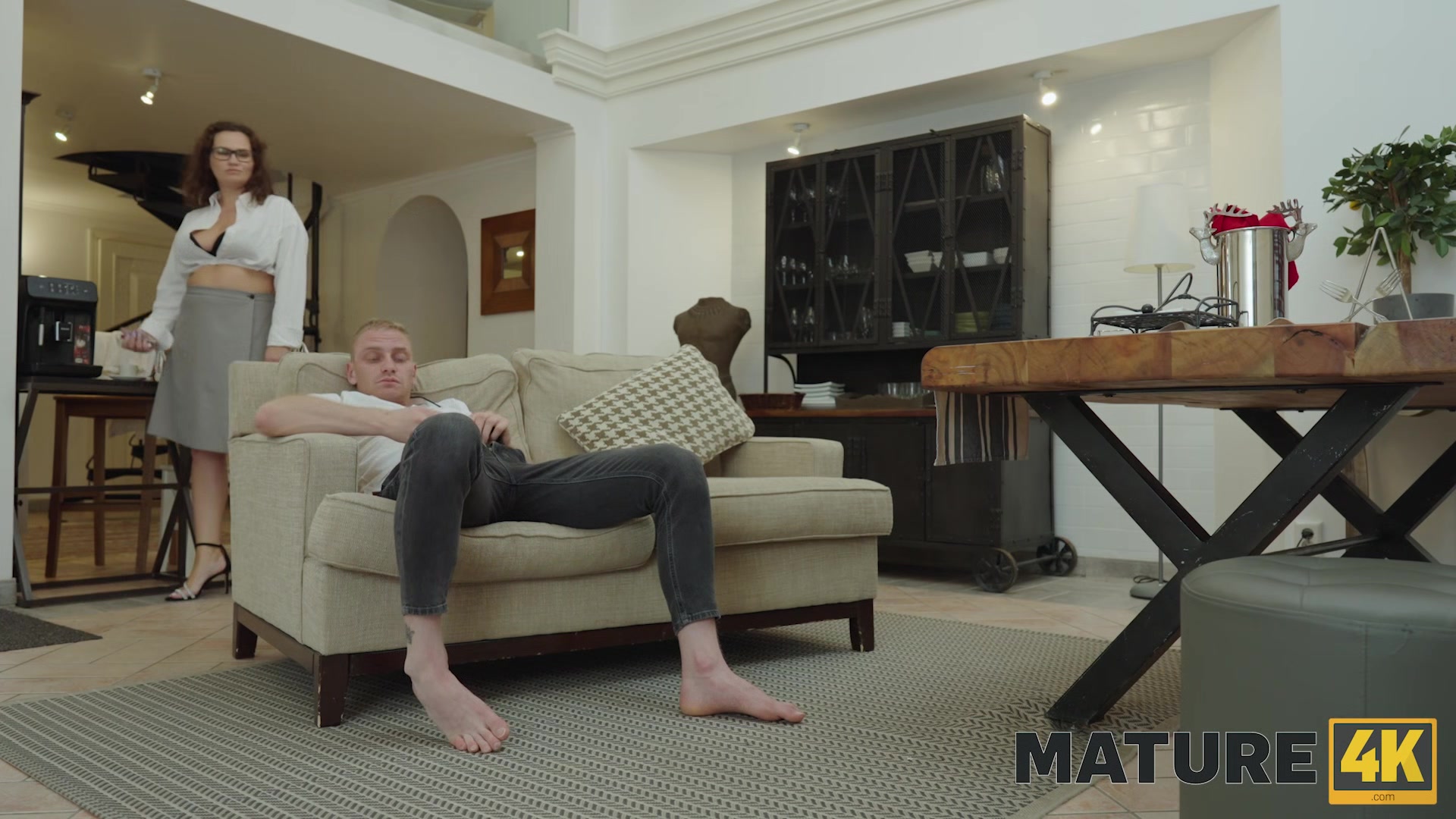 MATURE4K. Kinky StepMommy Wants His Payment