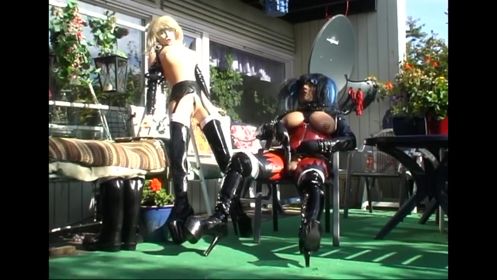 Hottest amateur shemale clip with Outdoor, Latex scenes