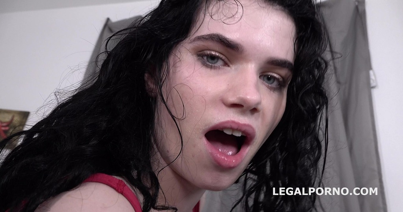 Mr. Anderson's Anal Casting with Black Angel Ball Deep Action, ATM, Rough Sex, Cum in Mouth GL054 - AnalVids