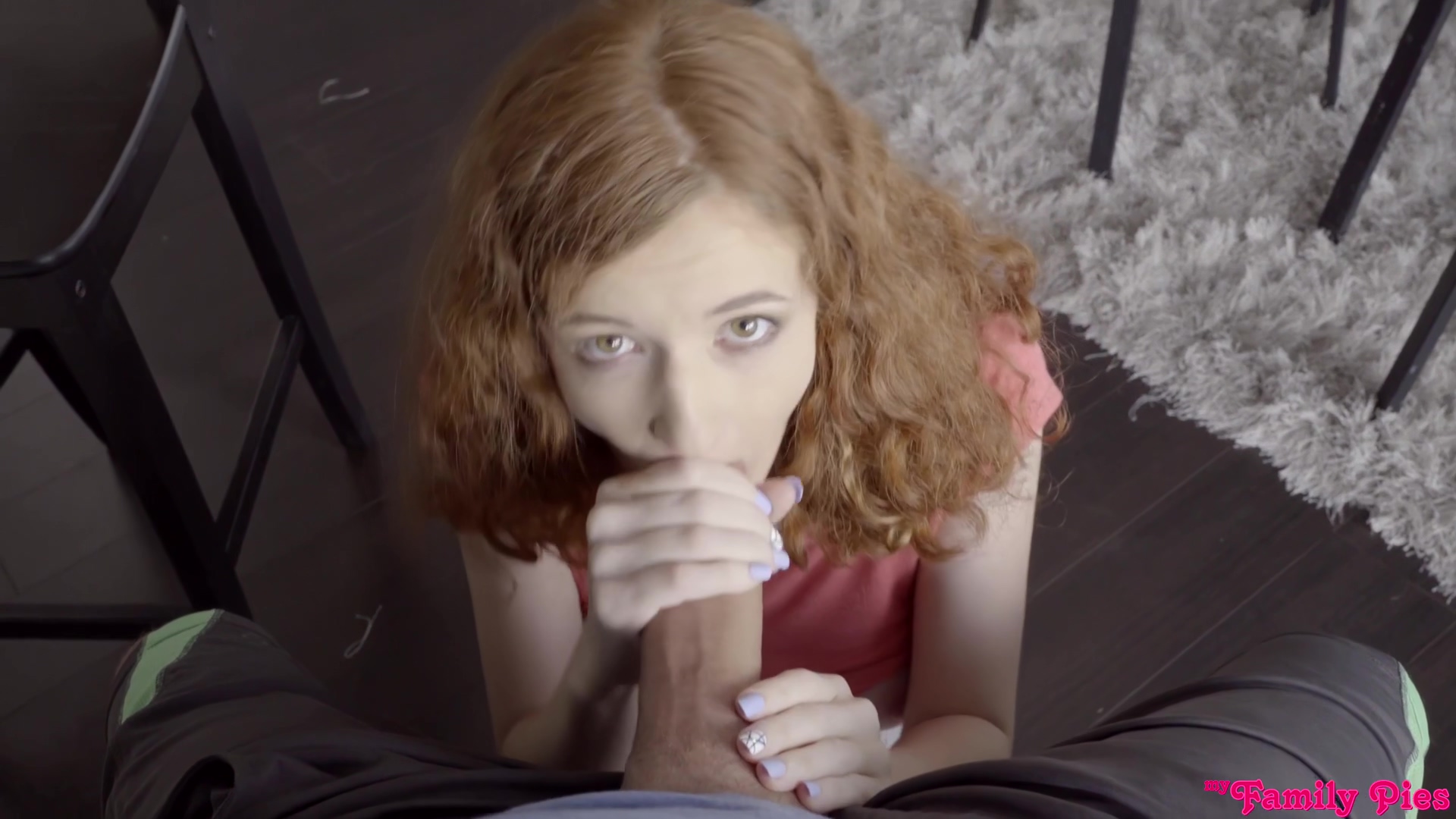 Abbey Rain - Fucks Stepbrother Behind Closed Door