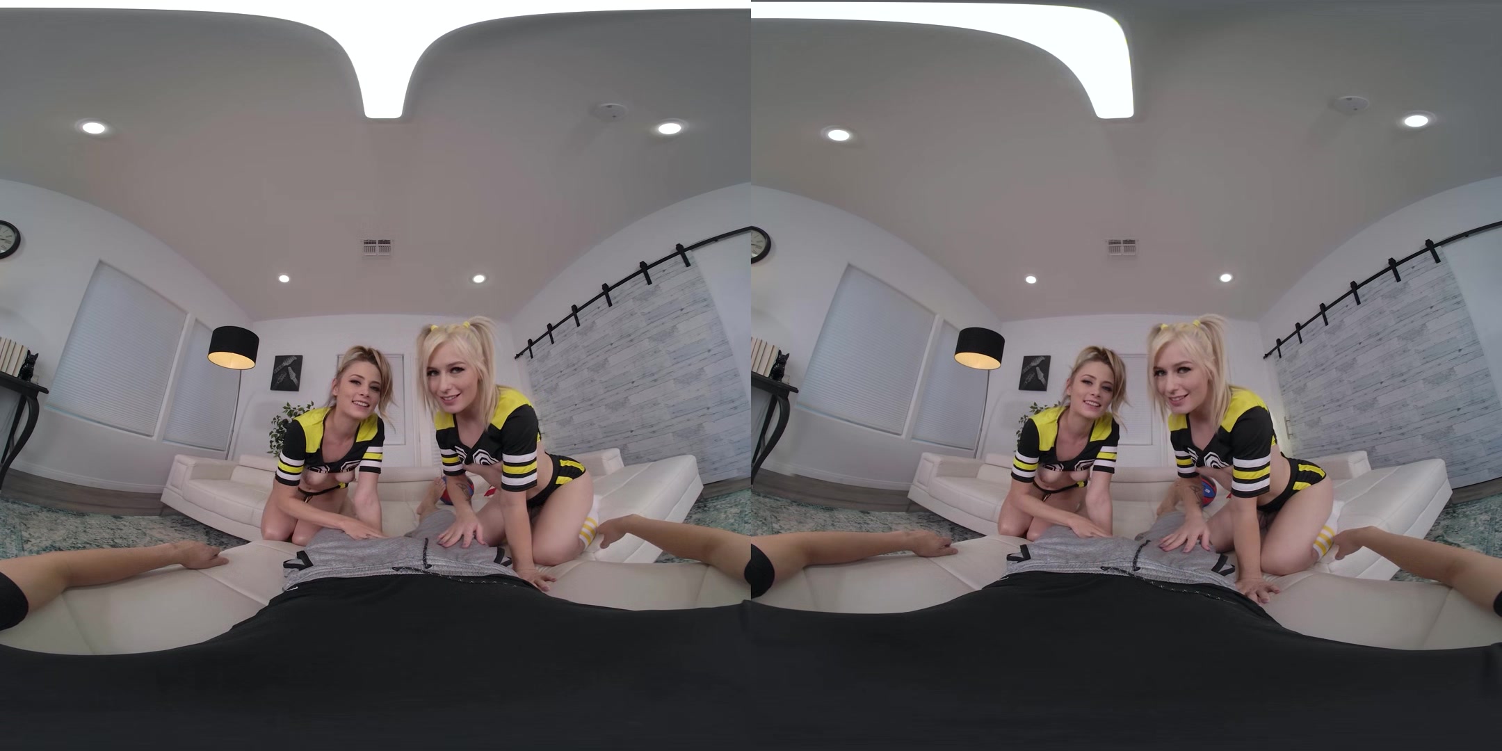 Threesome: Cheerleaders of Your Team