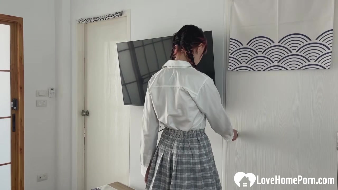 I Broke Into the Hot Student’s Apartment Next Door and Destroyed Her Pussy