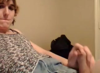 teen 18+ big cocked TS solo
