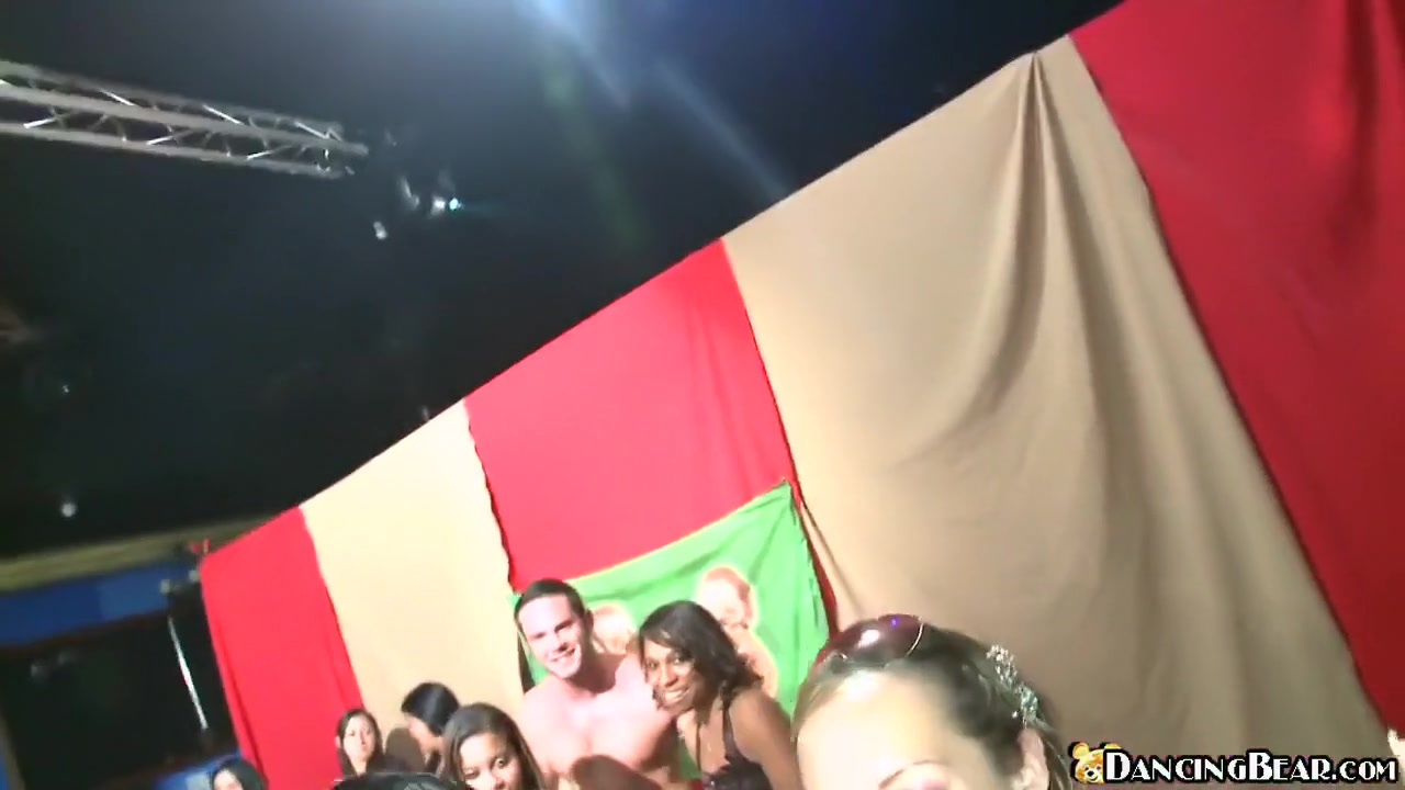 Girls having a blowjob party