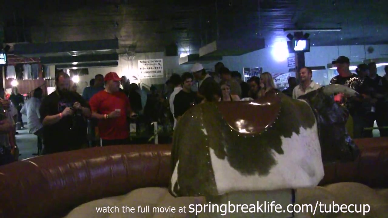 SpringBreakLife Video: Lingerie Bull Riding