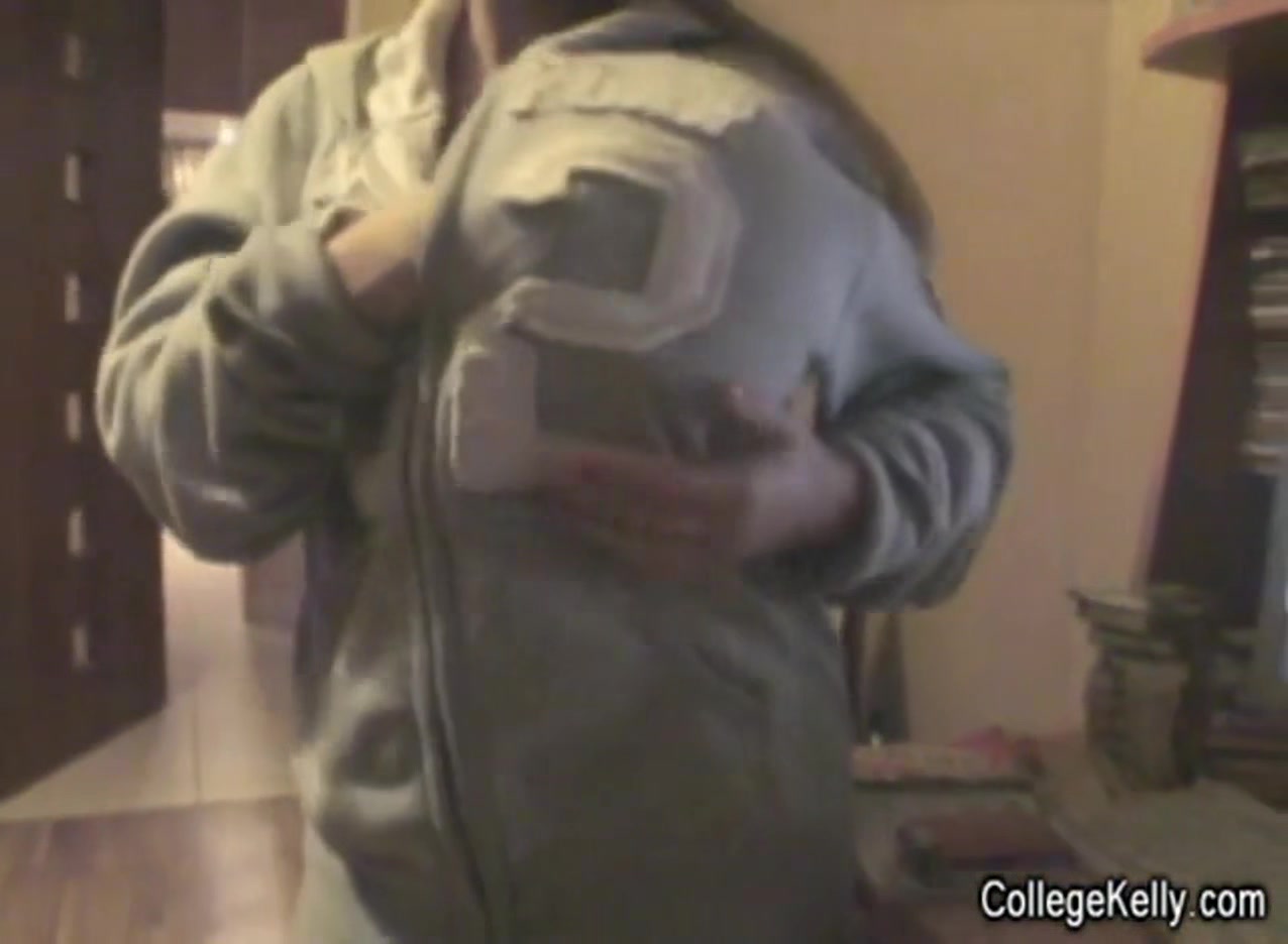 Horny college teen rides hard dick in the dorm