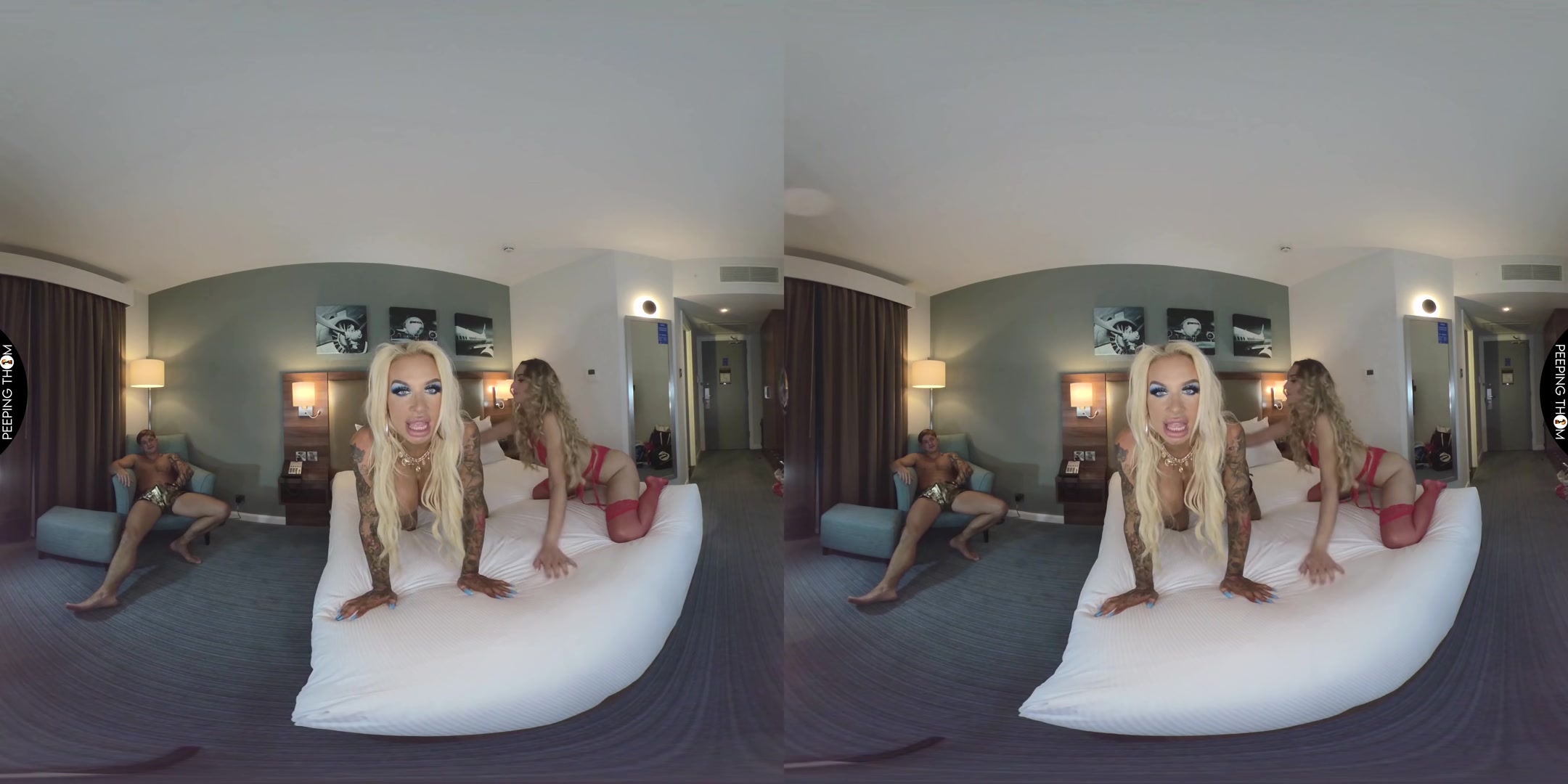 Sophie Anderson and Missy Milla - Spit Stepsisters - PeepingThom