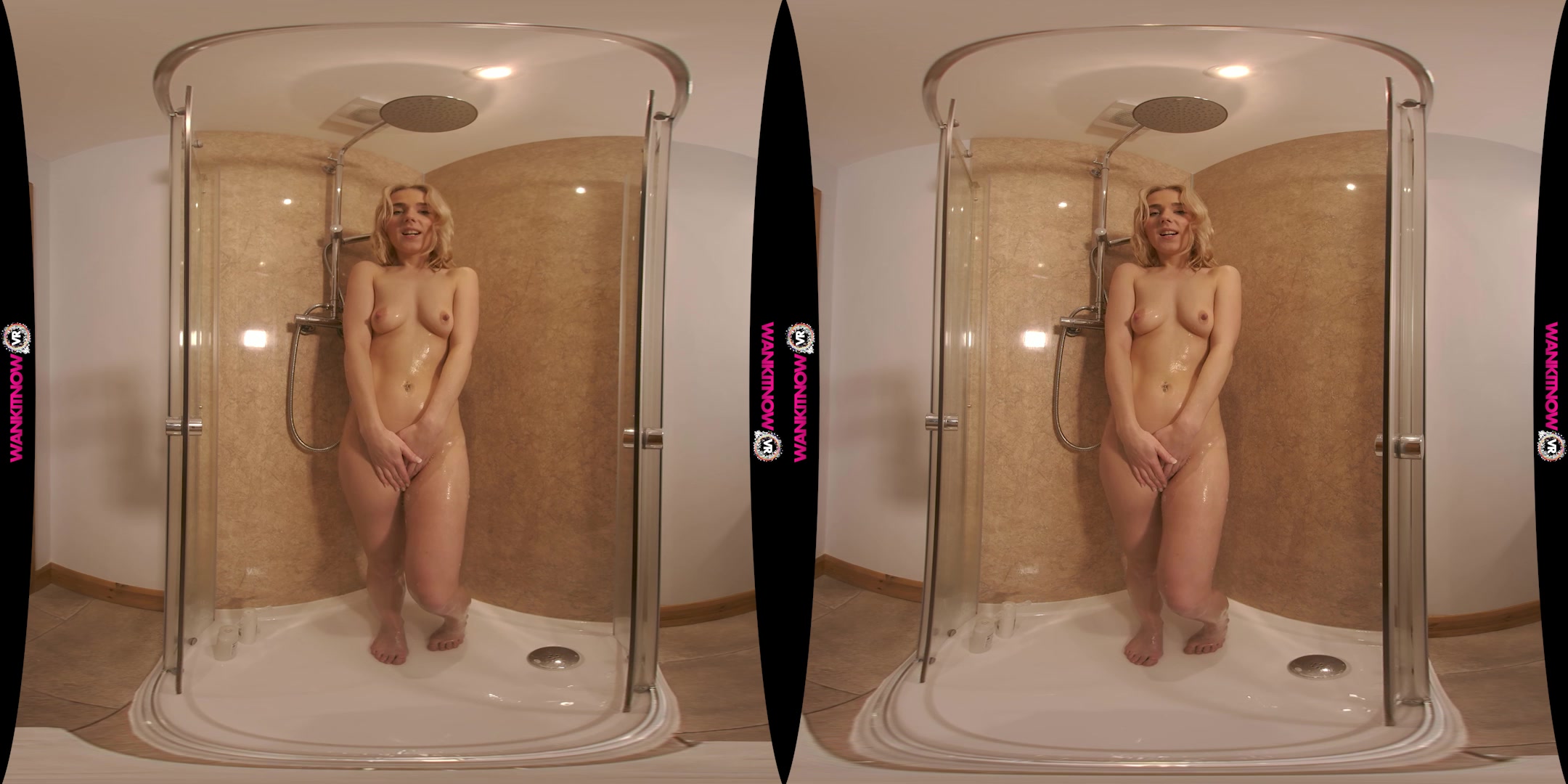Shower Antics featuring Amy W - WankitNowVR