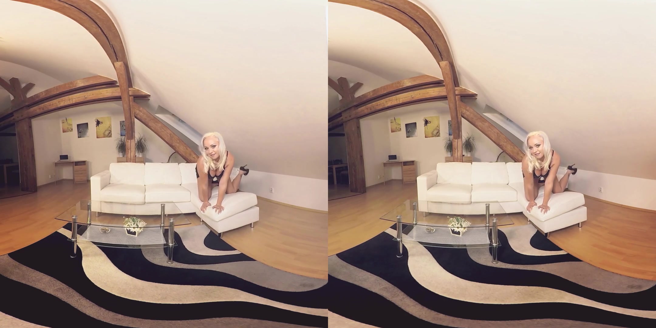 Naomi Nevena in Blonde Bombshell Gets Naked After a Party - BravoModelsMedia