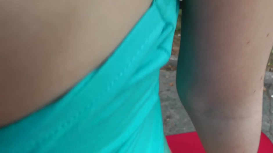 Slut with nice face gives bj and has public sex