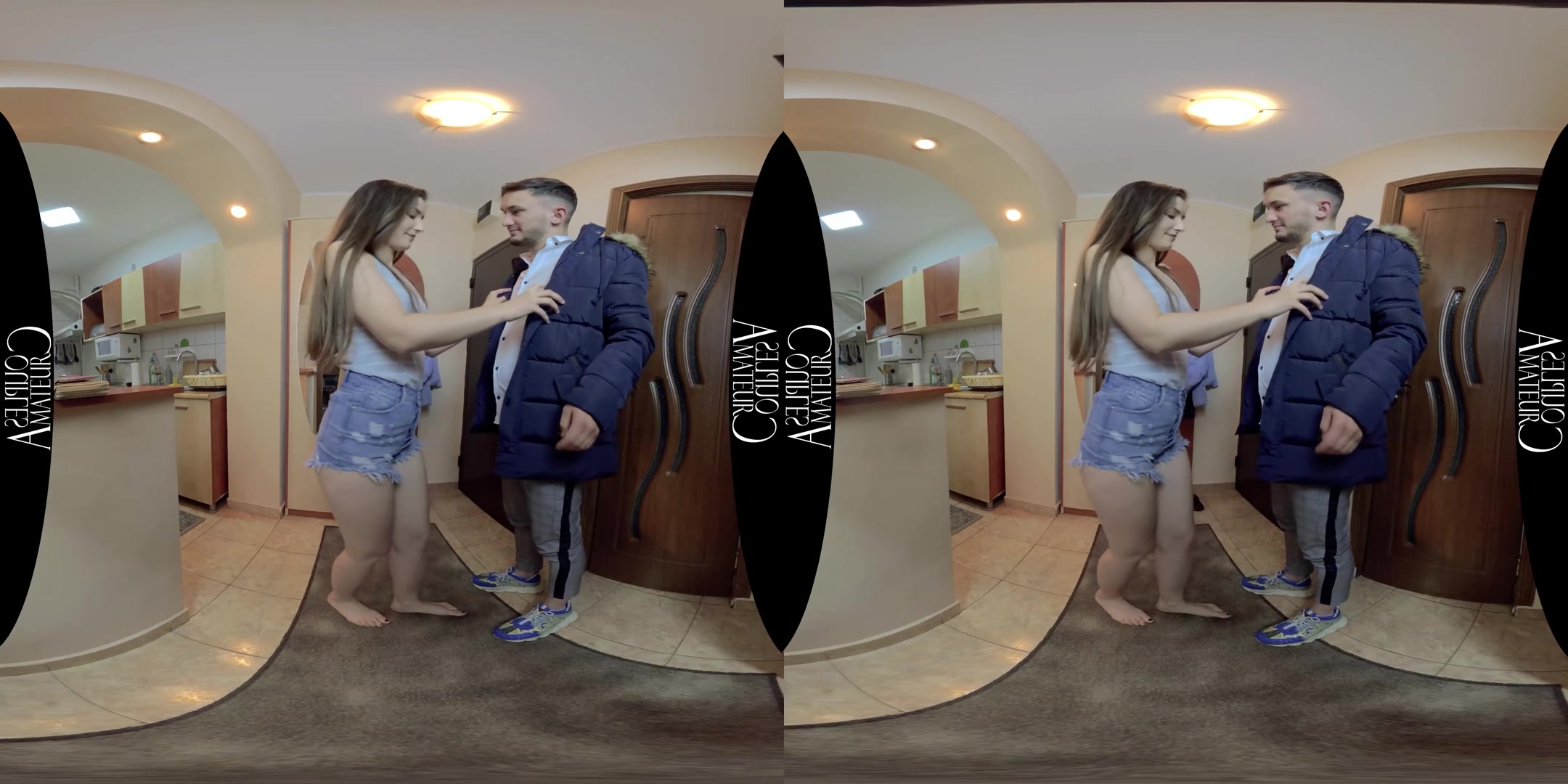 Delivery Boy Receives More Than Just A Tip! - AmateurCouplesVR