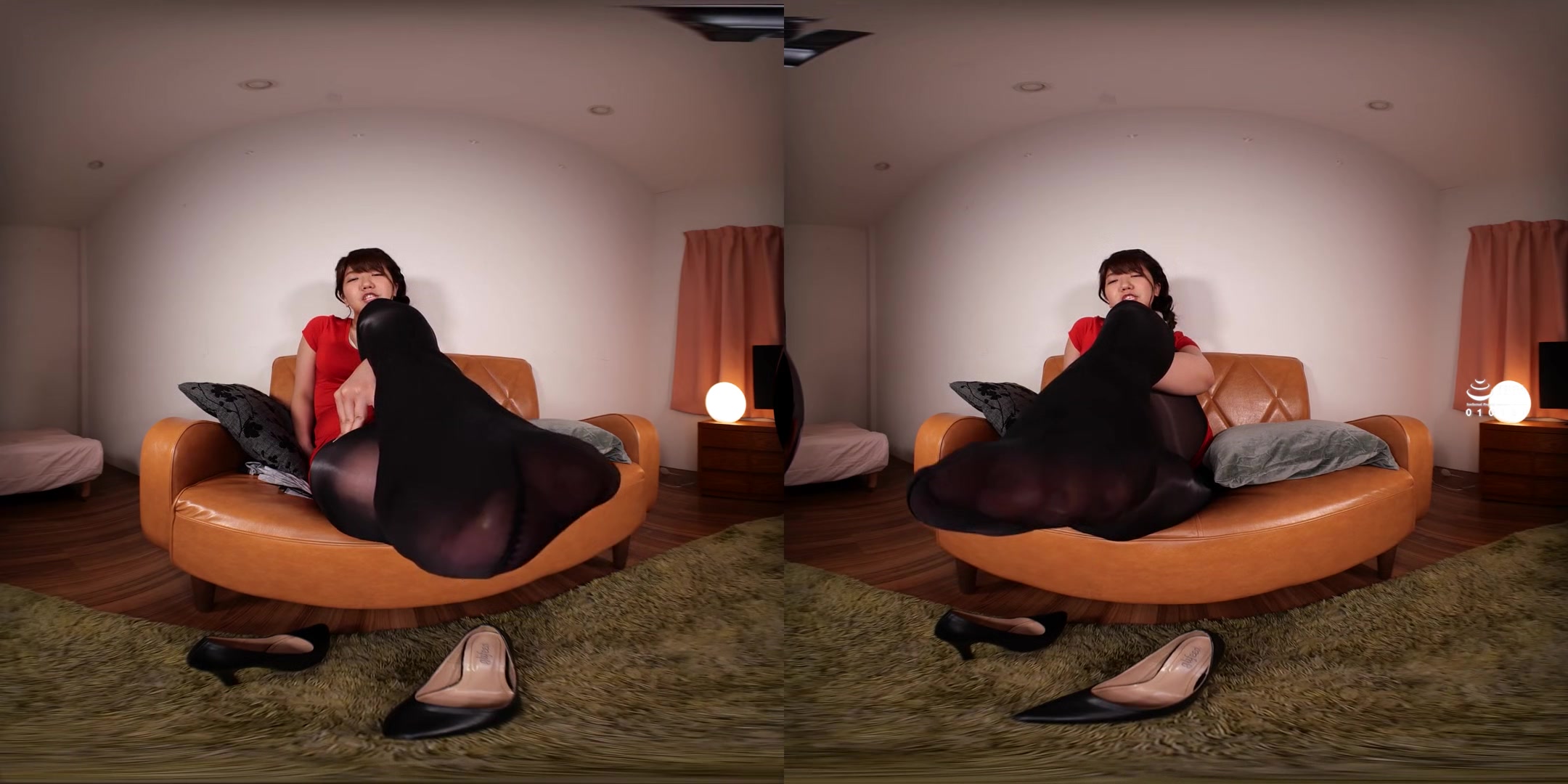 Pantyhose Licking JOI; JAV Idol Leg Fetish VR