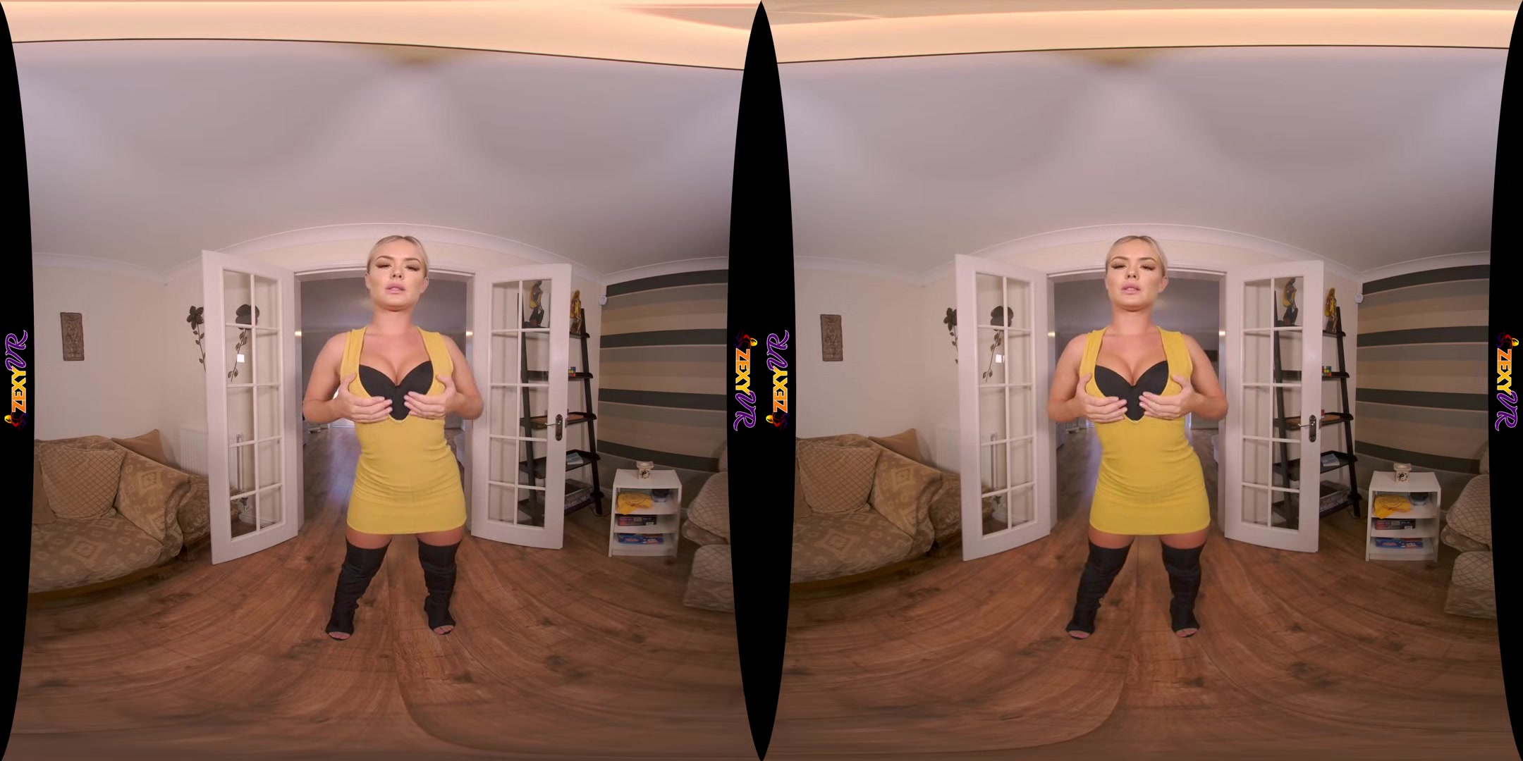 After Work Fun - Big Tits Babe Sexy Striptease HD VR