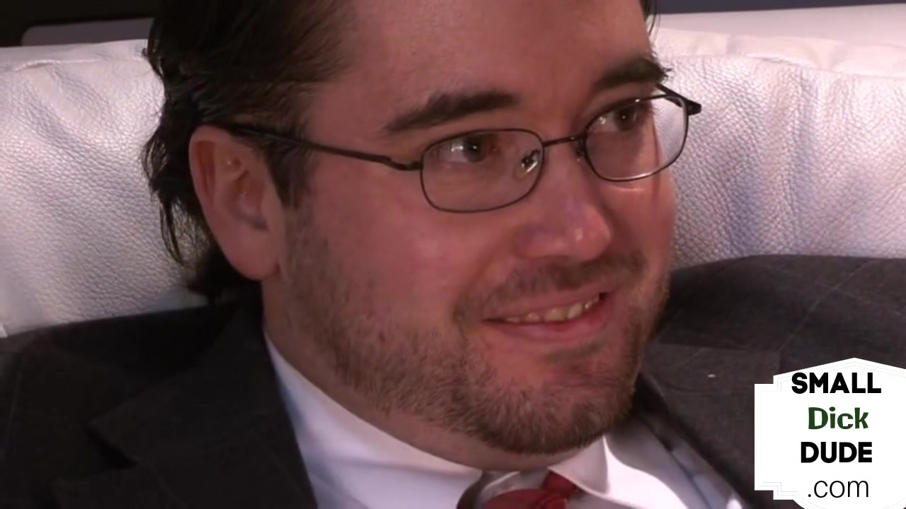 Smallcock businessman jerked off by glamour CFNM femdoms