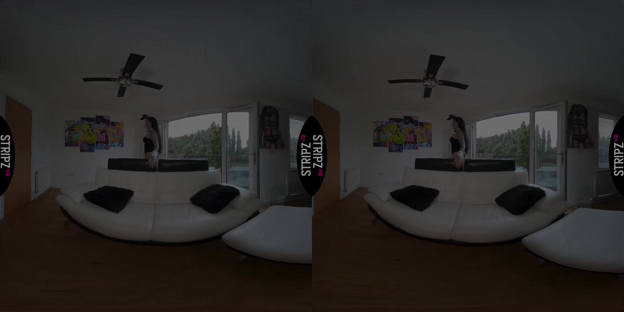 Bunny Girl - English Brunette Striptease Vr Porn