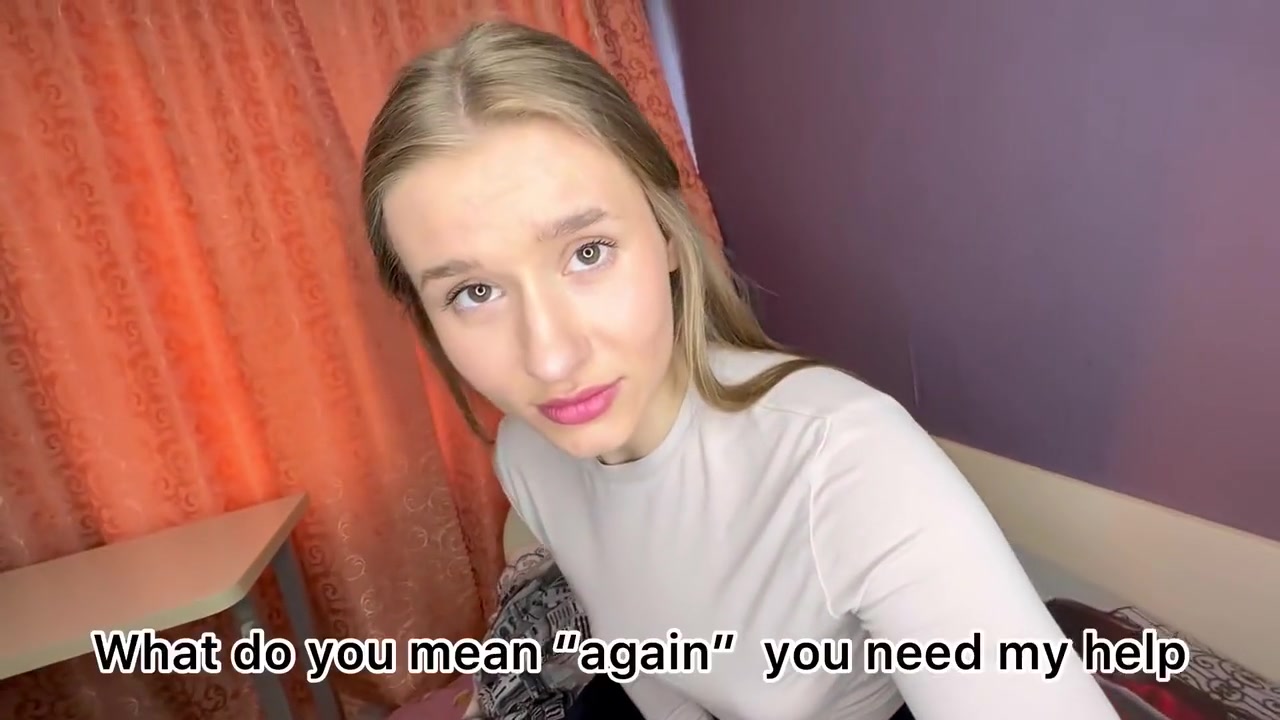My Stepsister Sucked My Dick For A Help With Her Homework