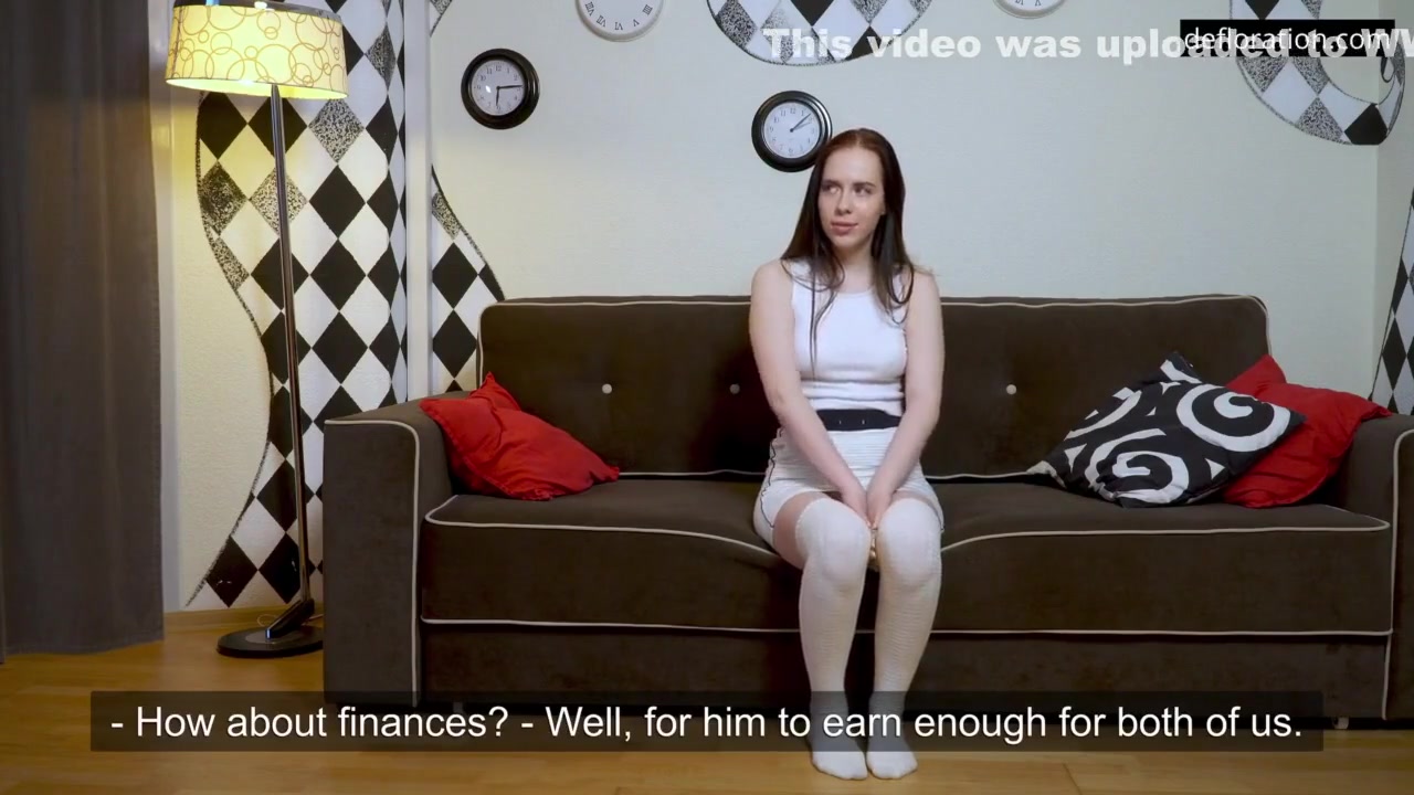 Cute Natural Virgin teen 18+ Daria Kuka Casting