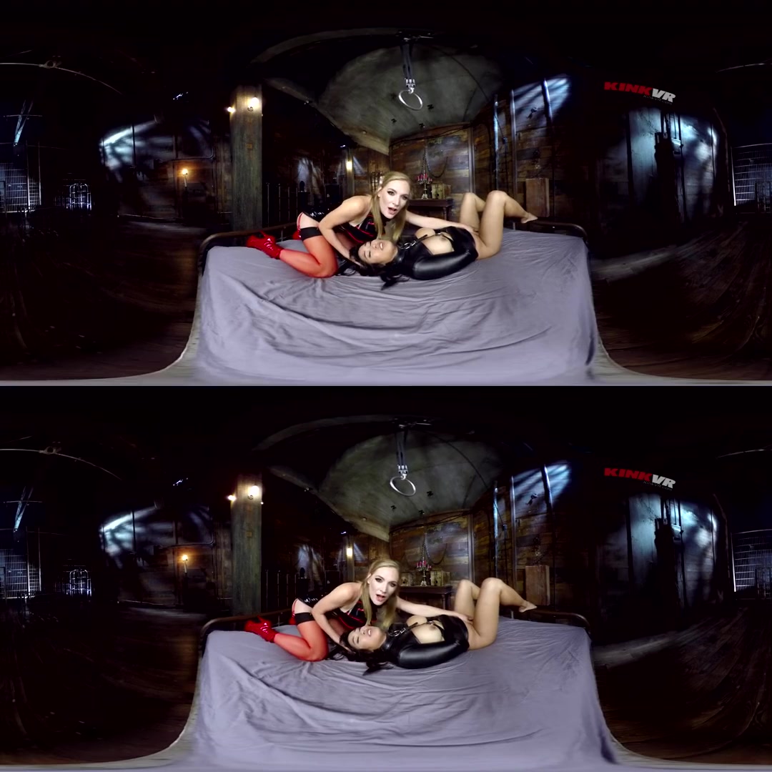 Mia Li & Mona Wales in Mona Wales Trains Her Kinky Lesbian Pet - KinkVR