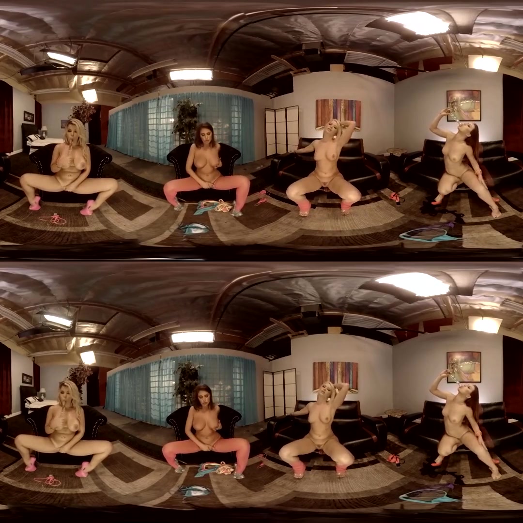 Anikka Albrite & August Ames & Adriana Sephora & Karlie Montana in Four Babes Race to Get Off - HoloGirlsVR