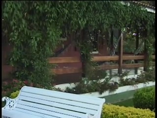 Sexy outdoor fuck with hot ladyman.