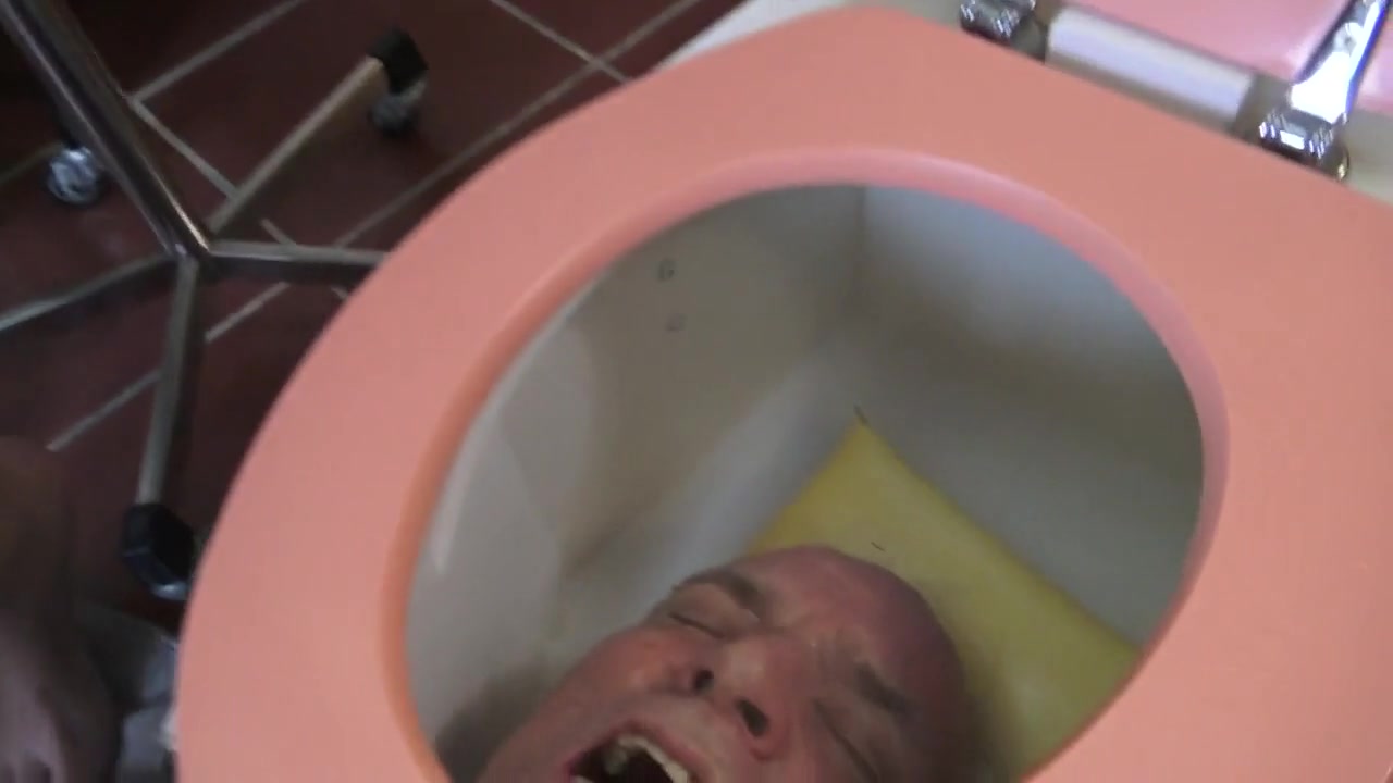 Toilet Trash for Pedicures and Spit - Madame Carla Degrades Her Old Slave as A Pedicure Slave and Spitton by Foot Girls