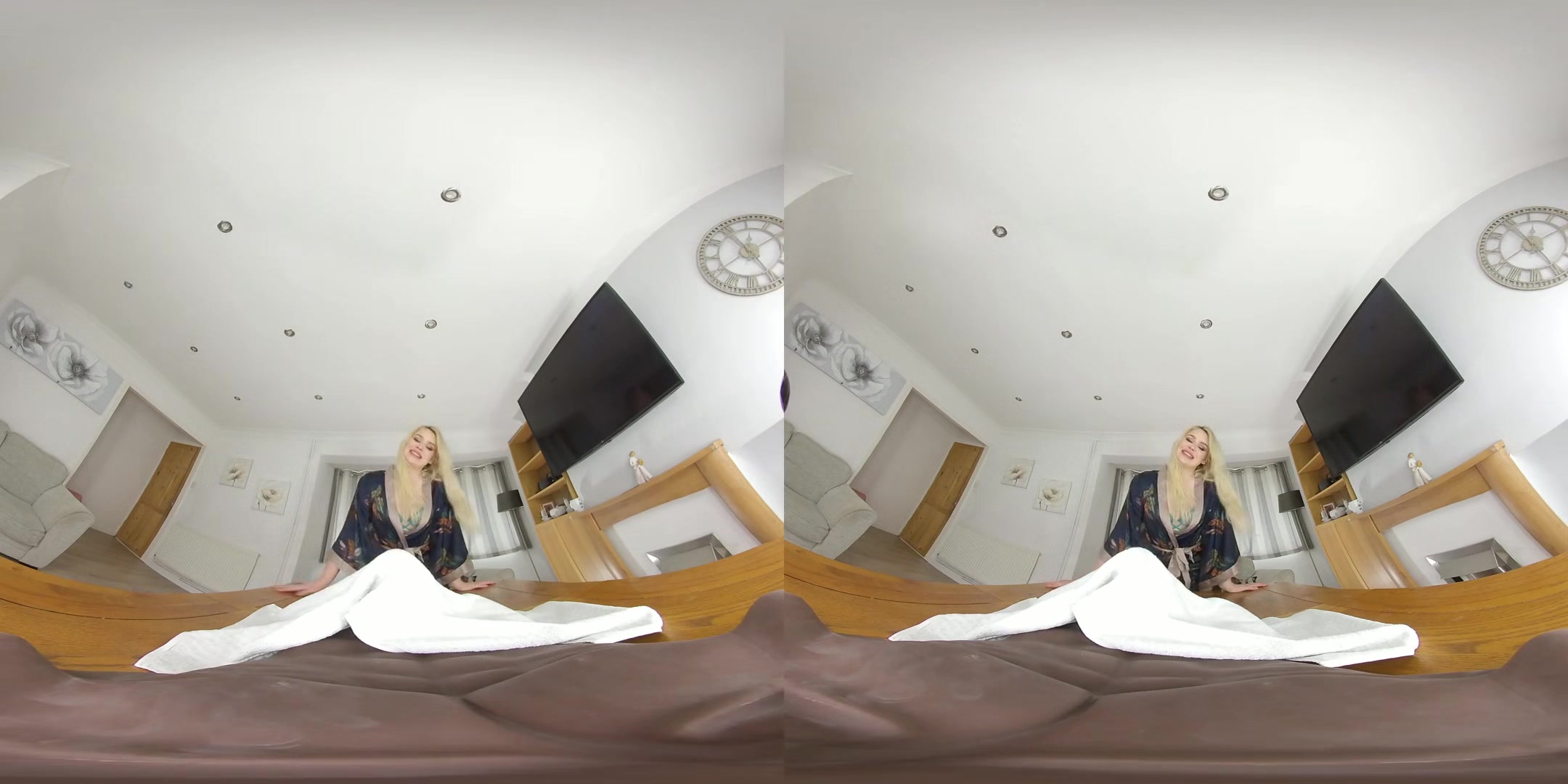 Massage Memories - Busty Blonde Babe Fucks Tommy Torso Interracial