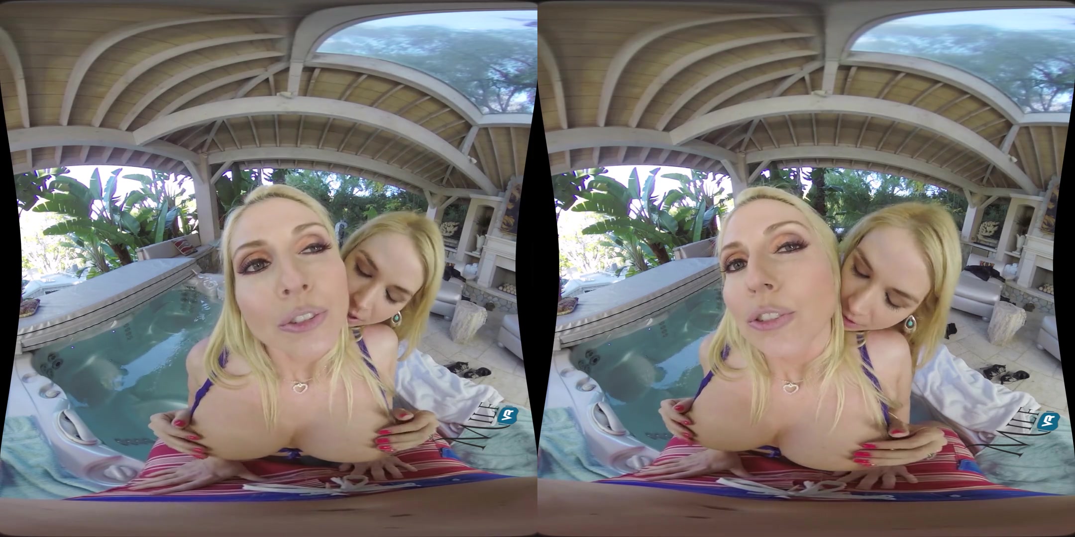 Double Tub Trouble - MILFVR - VR Porn Video - SexLikeReal