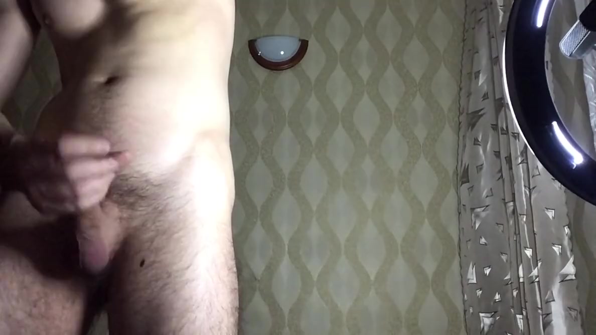 Jerking Off My Excited Big Cock After Hard Day