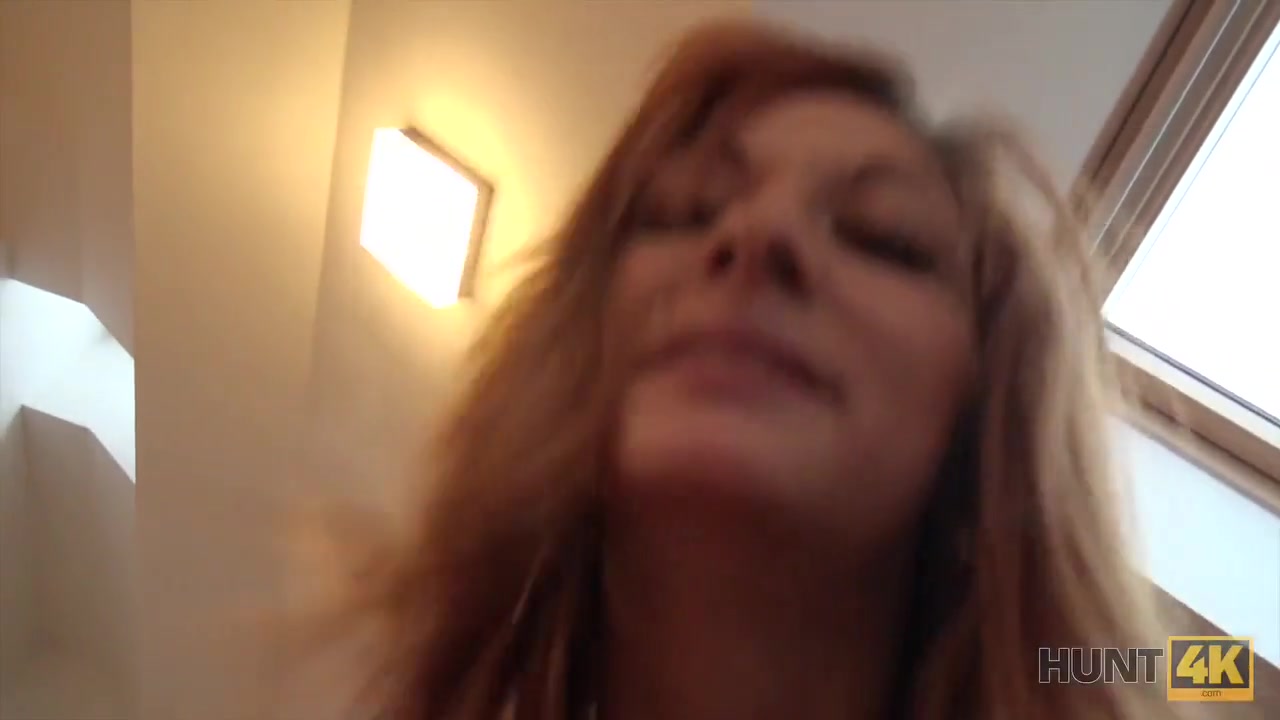 HUNT4K. Naughty man fucks good-looking chick Jenifer Red for money