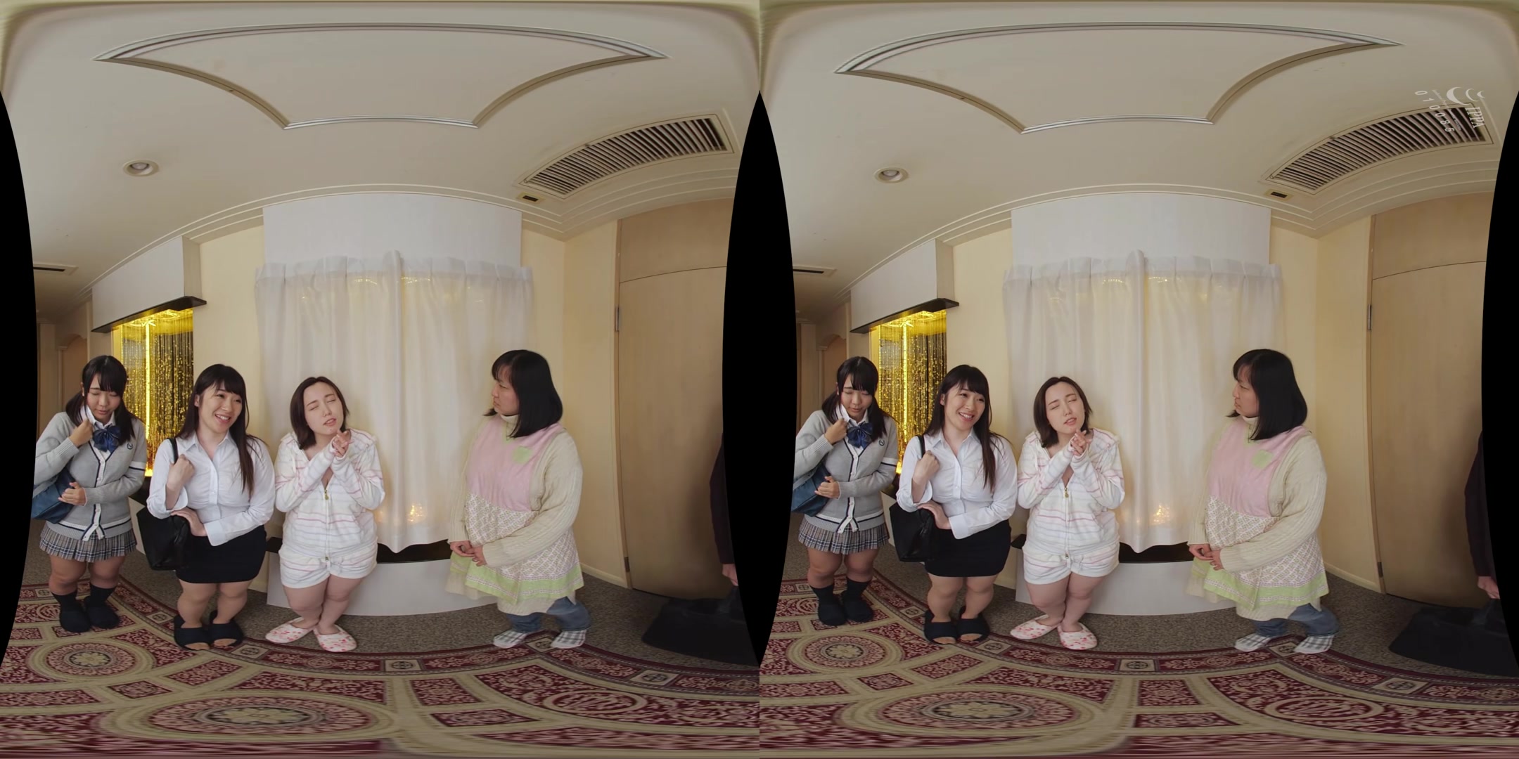 Living with Three Big Tits Stepsisters - TMAVR