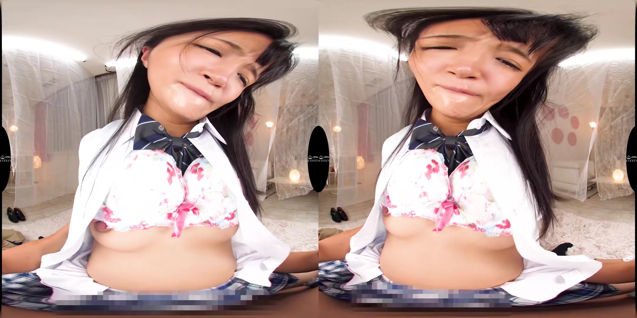 Mari Kagami - Girl in Uniform: Creampie Sex as she Loses Control - V1VR