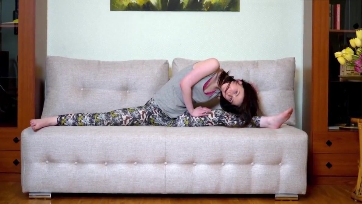 Hot Russian Gymnast Star Torpe Baba Spreading Legs
