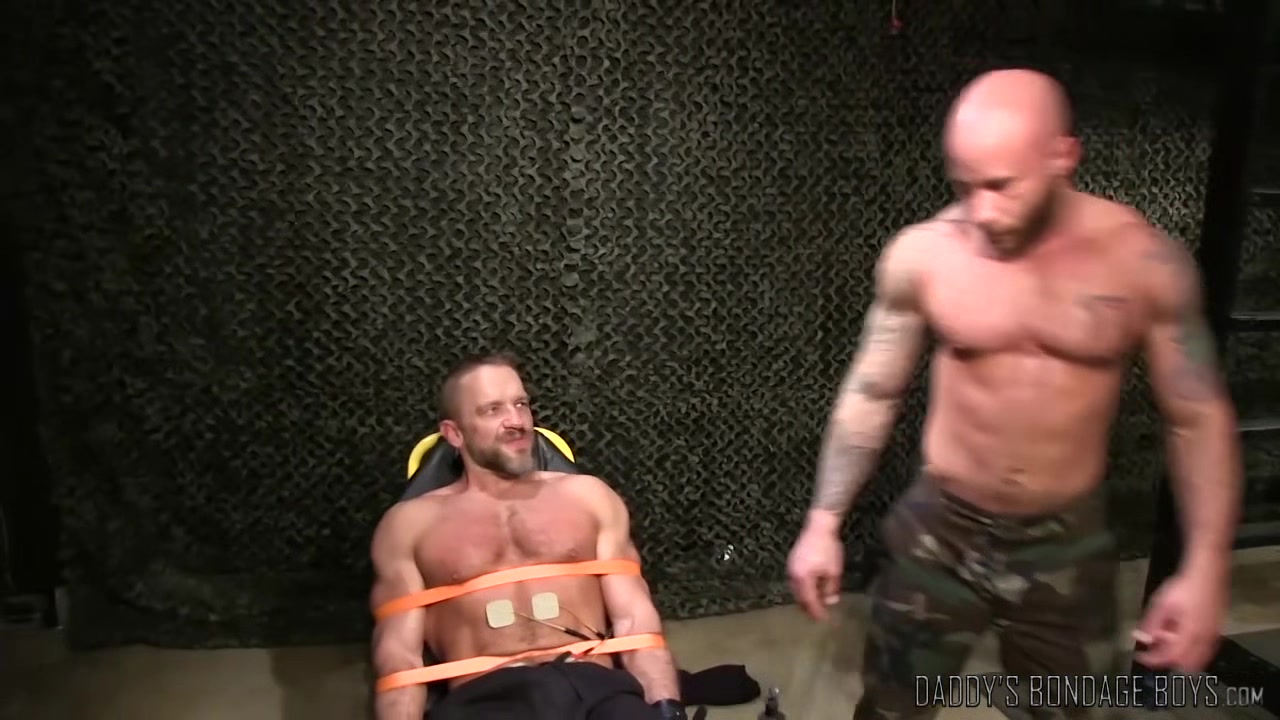Big Guy Dirk Caber Tased And Slapped While Tied Up