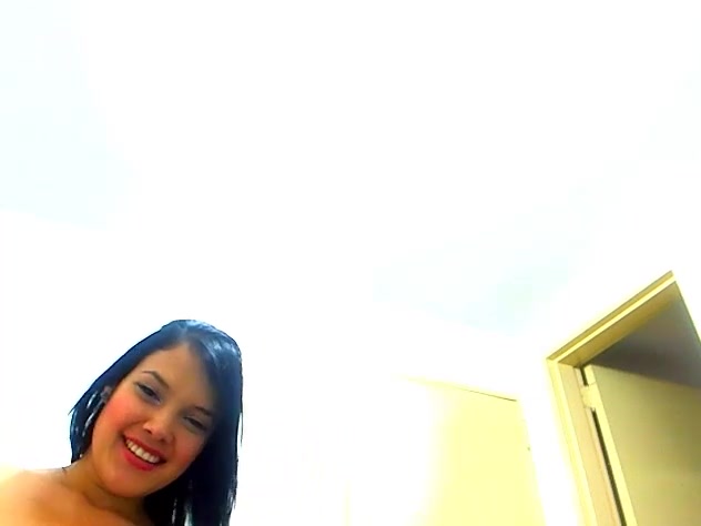 Topless chick dancing and teasing on webcamera