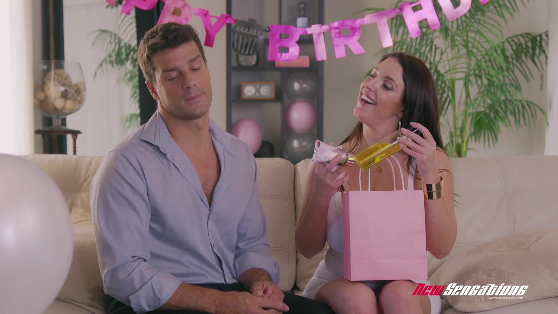 A Hot Birthday Surprise For Angela