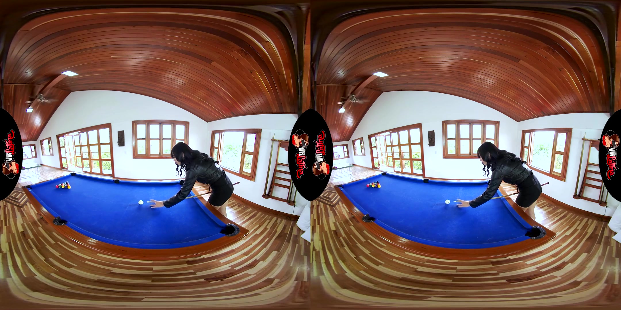 Pool Table Passion; Gorgeous Latina Fucked POV - SexLikeReal