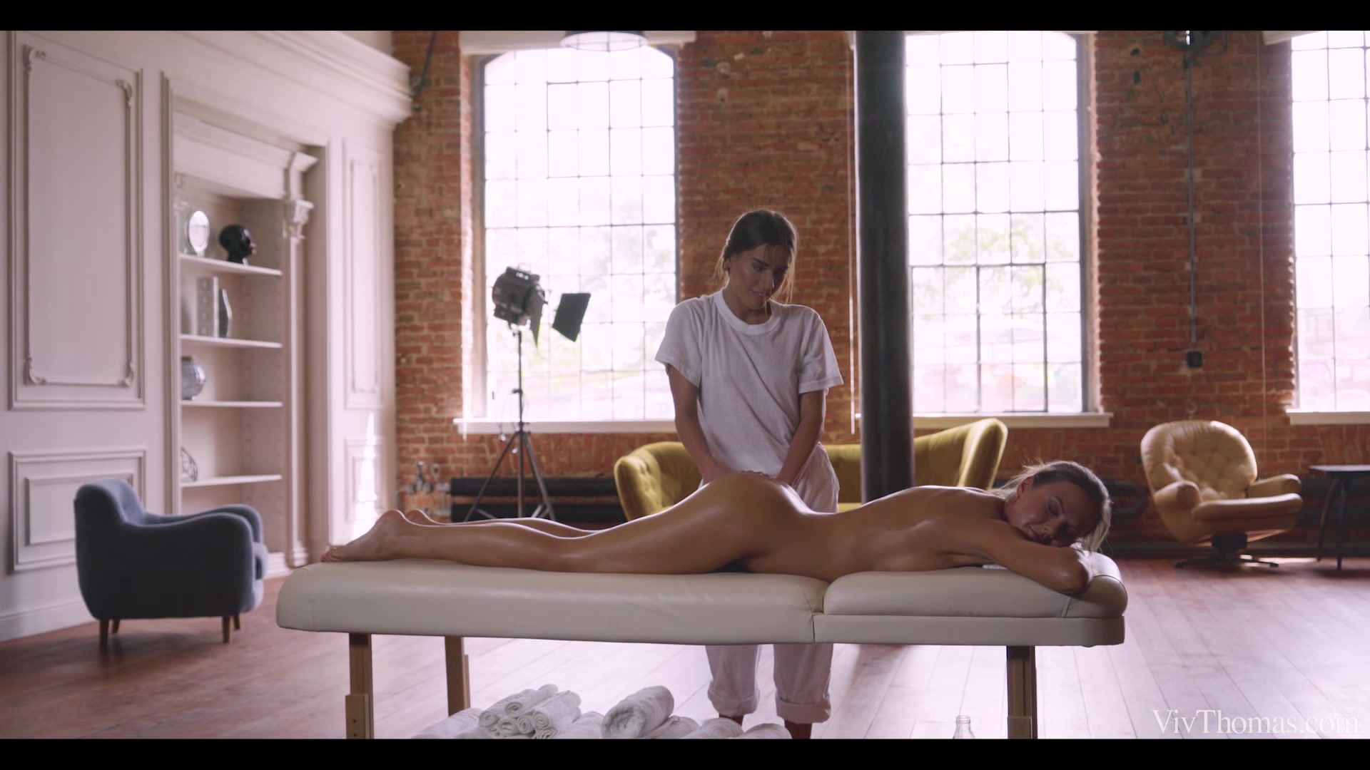 Tina's Massage Desires 1: Receiving - Eveline Dellai & Tina Kay - VivThomas