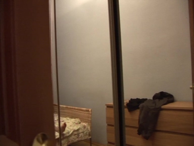 Hot students 18+ threesome on a bed