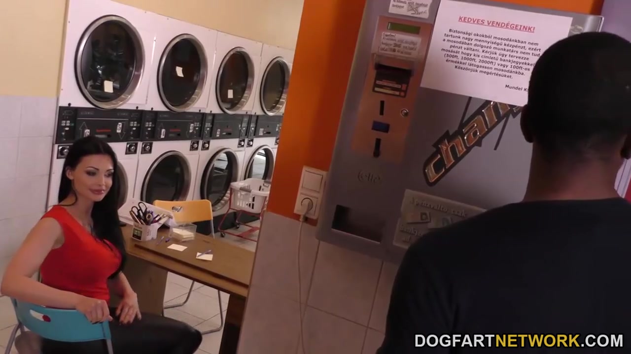 Aletta Ocean does Anal in the laundromat