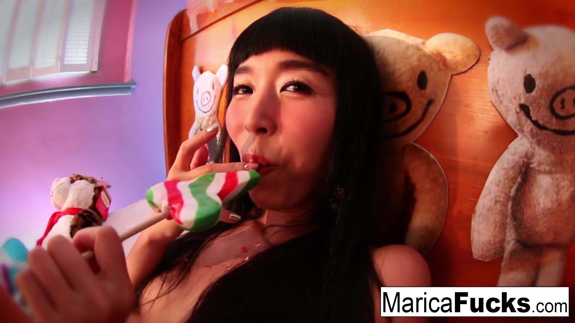 Maric Hase in Marica Plays With Candy Cock - MaricaHase