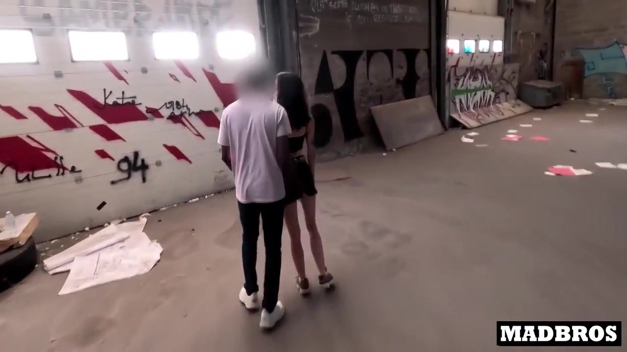 Snow Deville - Petite Tattooed Goth Cheats On Her Boyfriend And Gets Her Ass Fucked By A Bbc In Urbex !!! 5 Min