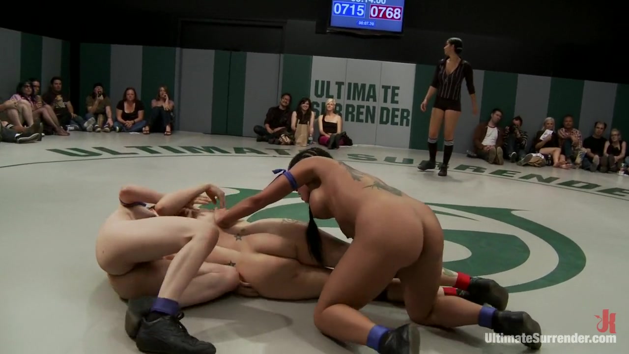 Round 3 of the August Live Tag TeamBrutal submissions, Crushing leg scissors.