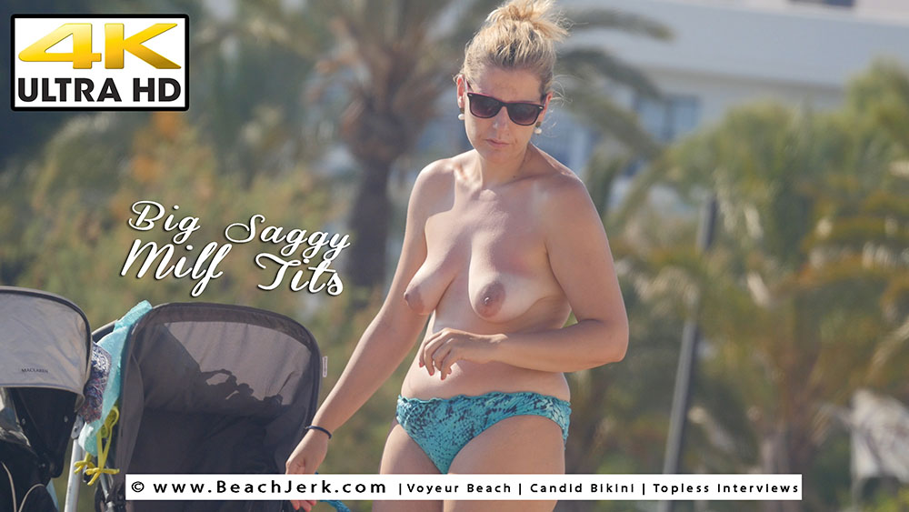 Big Saggy MILF Tits - BeachJerk